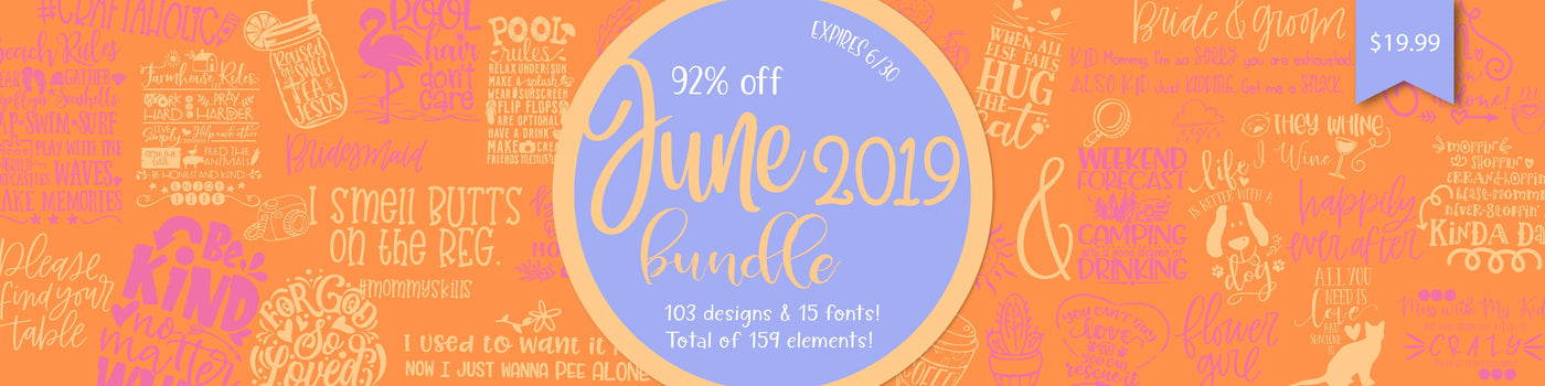 So Fontsy June 2019 Bundle