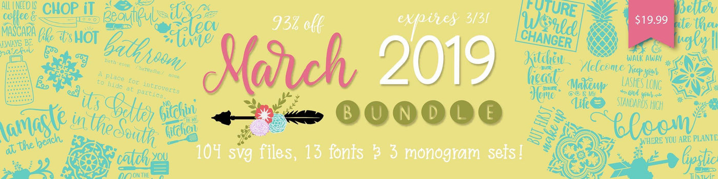 So Fontsy March 2019 Bundle