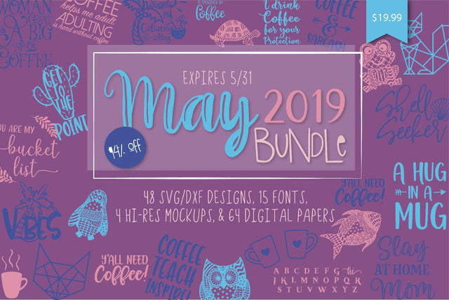 So Fontsy May 2019 Bundle Bundle So Fontsy Design Shop 