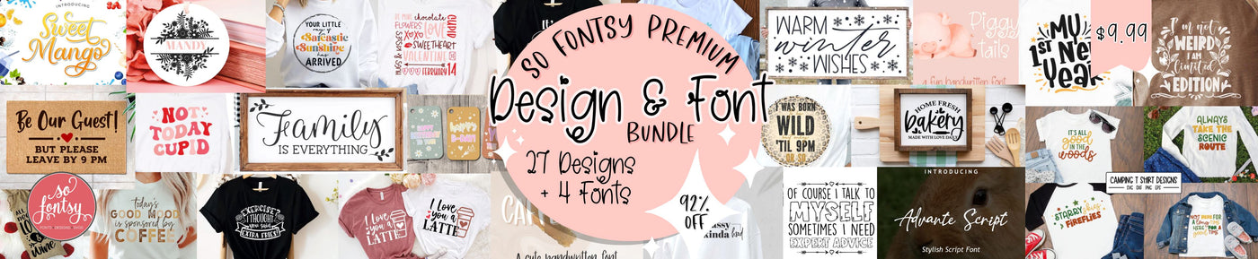 So Fontsy Premium Design & Font Bundle