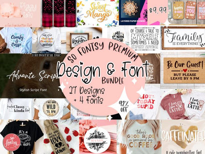 So Fontsy Premium Design & Font Bundle Bundle So Fontsy Design Shop 