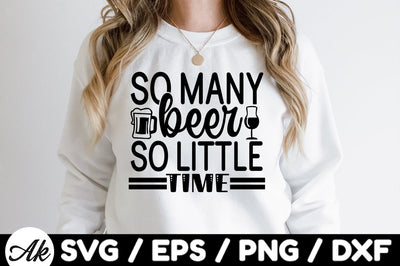So many beer so little time svg SVG akazaddesign 