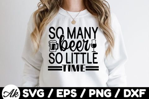 So many beer so little time svg SVG akazaddesign 
