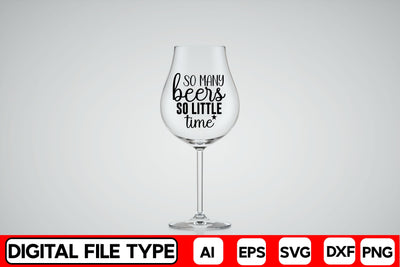 So Many Beers So Little Time SVG CraftlabSvg29 