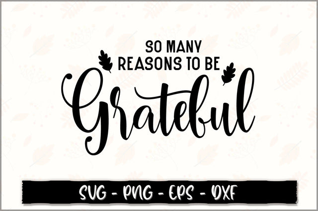 So many reasons to be grateful SVG SVG Shetara Begum 
