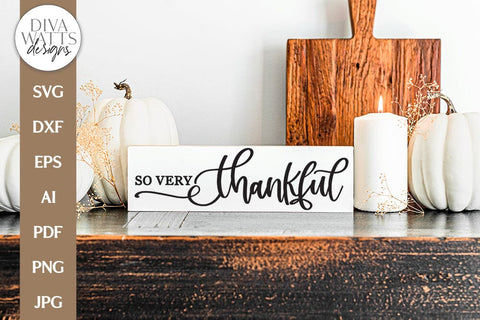 So Thankful Thanksgiving SVG Bundle | Farmhouse Designs SVG Diva Watts Designs 