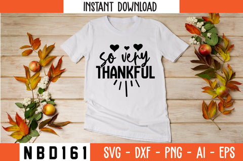 so very thankful Svg Design SVG Nbd161 
