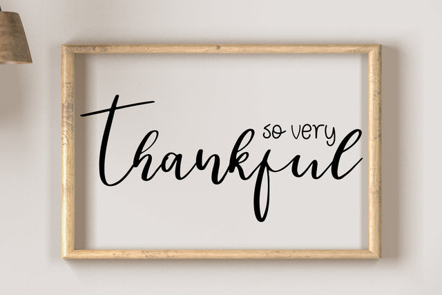 So Very Thankful SVG SVG dapiyupi store 