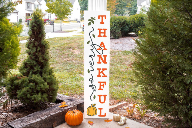 So Very Thankful SVG - Thanksgiving Porch Sign SVG Shine Green Art 