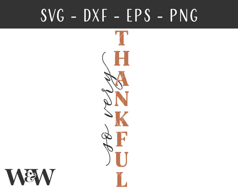 So Very Thankful SVG | Thanksgiving Porch Sign SVG SVG Wood And Walt 