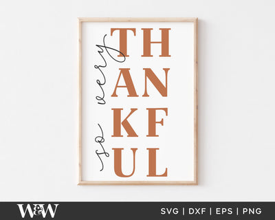 So Very Thankful SVG | Thanksgiving SVG SVG Wood And Walt 