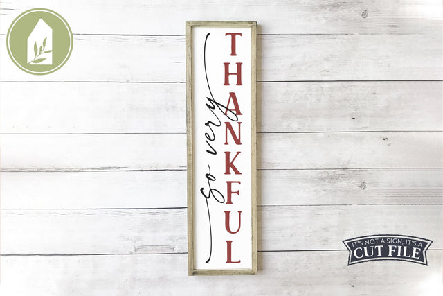 So Very Thankful | Thanksgiving Porch Sign SVG LilleJuniper 