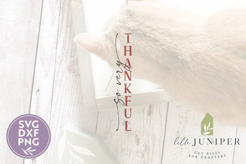 So Very Thankful | Thanksgiving Porch Sign SVG LilleJuniper 