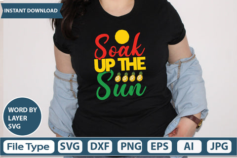 Soak Up the Sun Svg Cut File,SVGs,quotes-and-sayings,food-drink,mini-bundles,print-cut,on-sale, SVG DesignPlante 503 