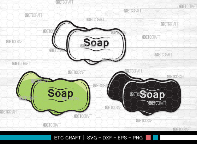 Soap Clipart SVG, Soap Svg, Soap Bar Svg, Soap Bubbles Svg, Soap Icon Svg, Body Soap Svg, Soap With Case Svg, Soap Clipart SVG ETC Craft 
