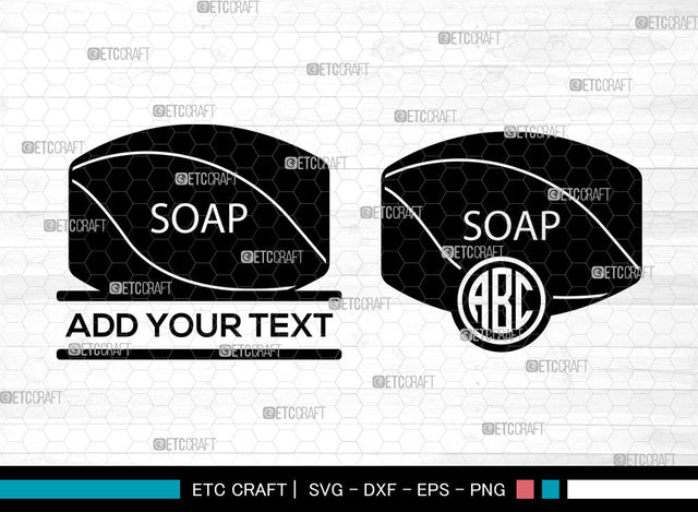 Soap Monogram SVG, Soap SVG, Circle Monogram Svg, Soap Bubbles Svg, Soap Icon Svg, Body Soap Svg, Soap SVG ETC Craft 