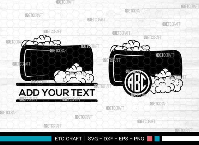 Soap Monogram SVG, Soap SVG, Circle Monogram Svg, Soap Bubbles Svg, Soap Icon Svg, Body Soap Svg, Soap SVG ETC Craft 