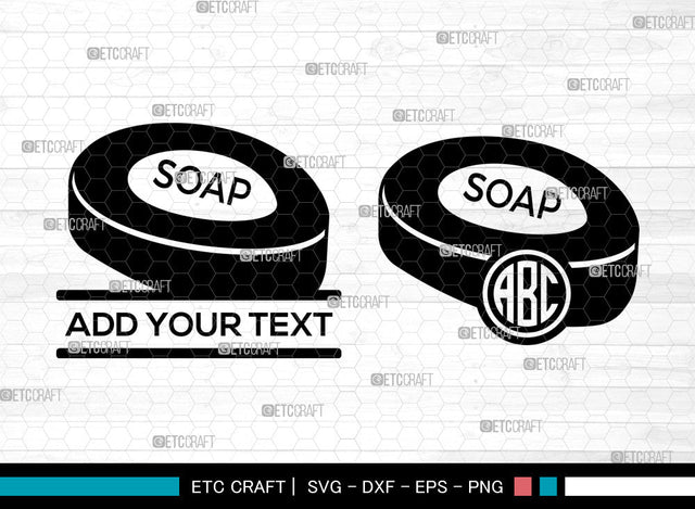Soap Monogram SVG, Soap SVG, Circle Monogram Svg, Soap Bubbles Svg, Soap Icon Svg, Body Soap Svg, Soap SVG ETC Craft 