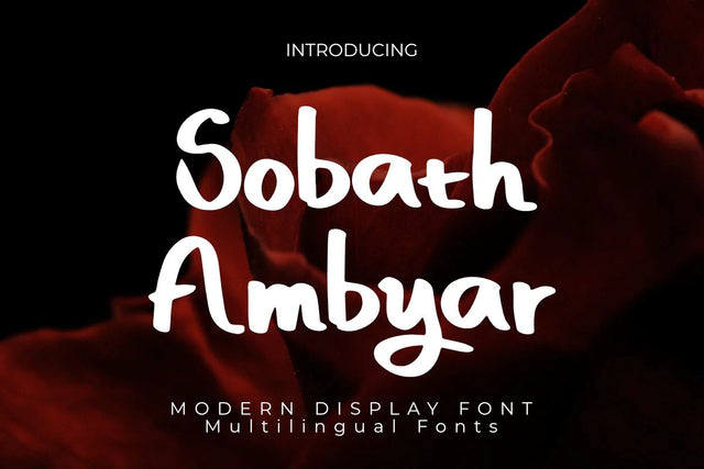 Sobath Ambyar Font Masyafi Studio 