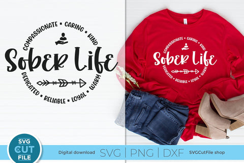 Sober svg - sober life svg for Addiction recovery SVG SVG Cut File 