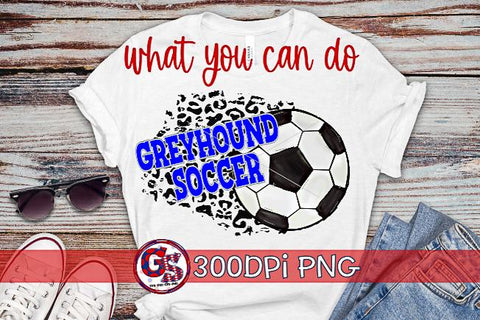 Soccer and Leopard PNG for Sublimation Sublimation Greedy Stitches 