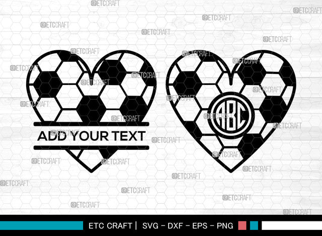 Soccer Ball Monogram, Soccer Ball SVG, Ball Flame Svg, Soccer Ball Icon Svg, Soccer Net Svg, Soccer Monogram Frame Svg, Soccer Ball Bundle SVG ETC Craft 