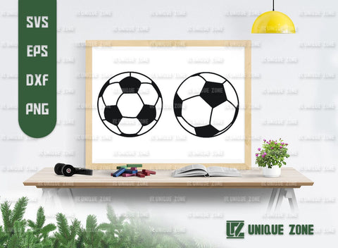 Soccer Ball SVG Bundle, Ball Silhouette, Sports Ball Svg, Soccer Mom Svg, Football Svg, SVG Unique Zone 