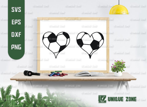 Soccer Ball SVG Bundle, Ball Silhouette, Sports Ball Svg, Soccer Mom Svg, Football Svg, SVG Unique Zone 