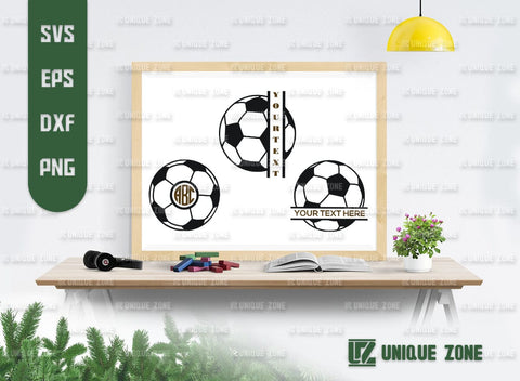 Soccer Ball SVG Bundle, Ball Silhouette, Sports Ball Svg, Soccer Mom Svg, Football Svg, SVG Unique Zone 