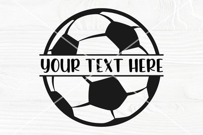 Soccer ball SVG | Football svg | Soccer monogram svg | Cut files for cricut and Silhouette SVG TonisArtStudio 