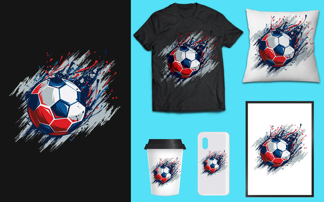Soccer Ball T-Shirt Design SVG naemmiah021 