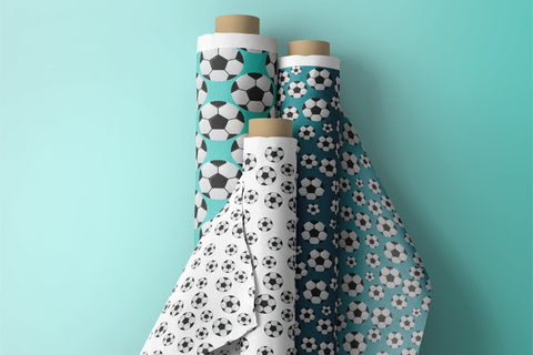 Soccer Balls Digital Paper Bundle. Sport Seamless Pattern Digital Pattern LaBelezoka 