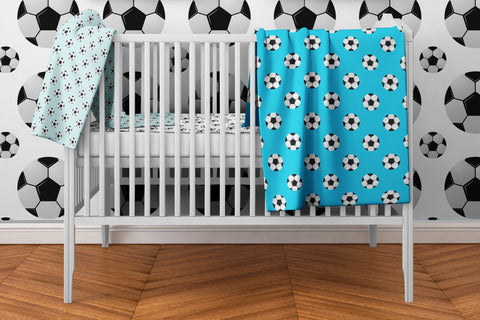 Soccer Balls Digital Paper Bundle. Sport Seamless Pattern Digital Pattern LaBelezoka 