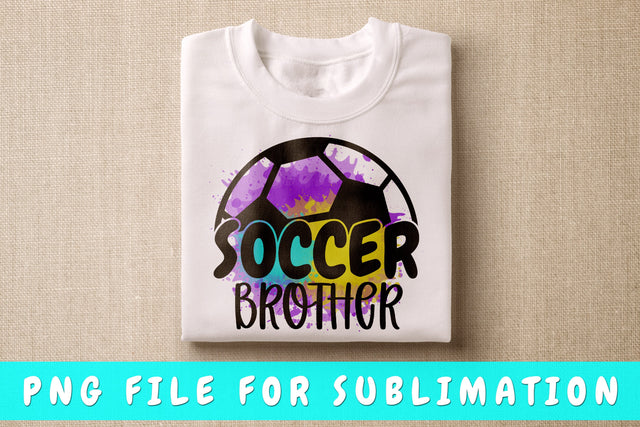 Soccer Brother PNG, Soccer Design For Sublimation Sublimation HappyDesignStudio 