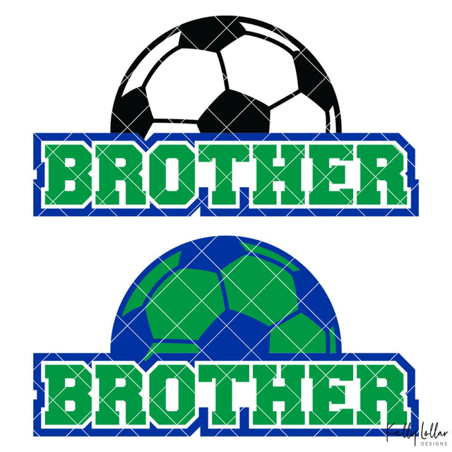 Soccer Brother SVG Kelly Lollar Designs 