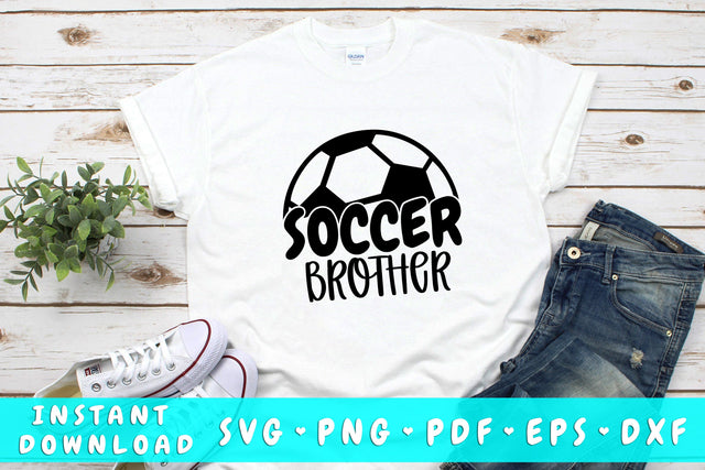 Soccer Brother SVG SVG HappyDesignStudio 