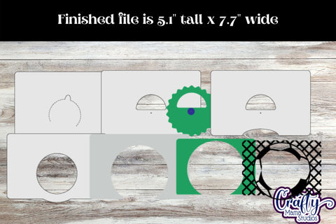 Soccer Candy Dome Holder, Soccer Goal Sports Candy Ornament SVG Crafty Mama Studios 