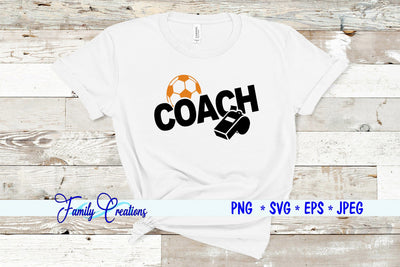 Soccer Coach SVG Family Creations 