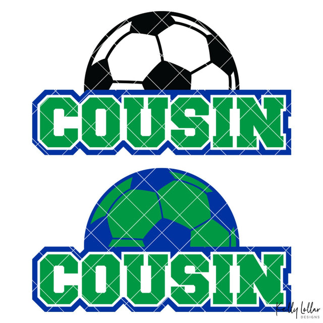 Soccer Cousin SVG Kelly Lollar Designs 