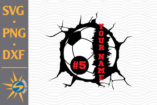 Soccer Custom Name SVG, PNG, DXF Digital Files Include SVG SVGStoreShop 