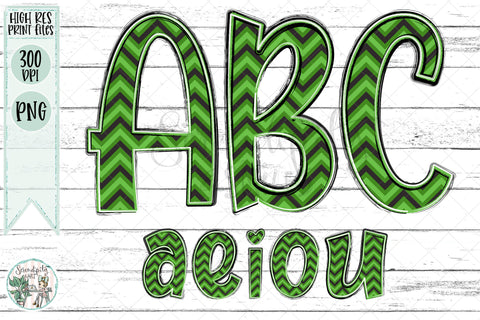 Soccer Doodle Alphabet Bundle Sublimation Serendipity and Art 