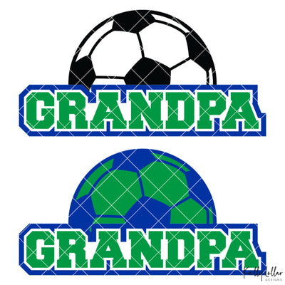 Soccer Grandpa SVG Kelly Lollar Designs 