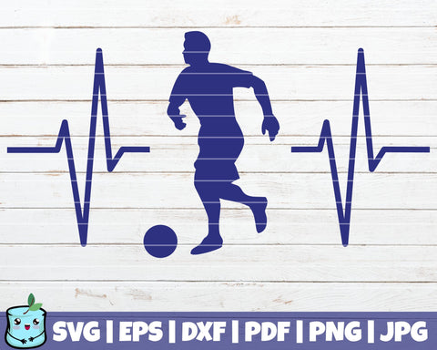 Soccer Heartbeats SVG MintyMarshmallows 