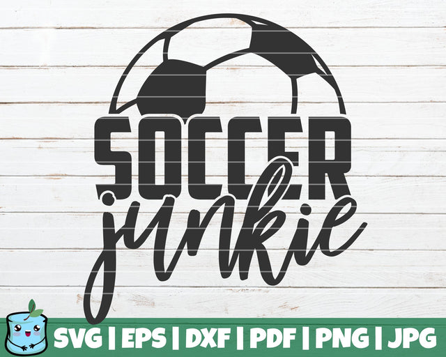 Soccer Junkie SVG MintyMarshmallows 