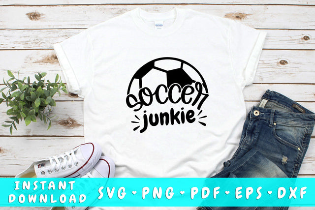 Soccer Junkie SVG SVG HappyDesignStudio 