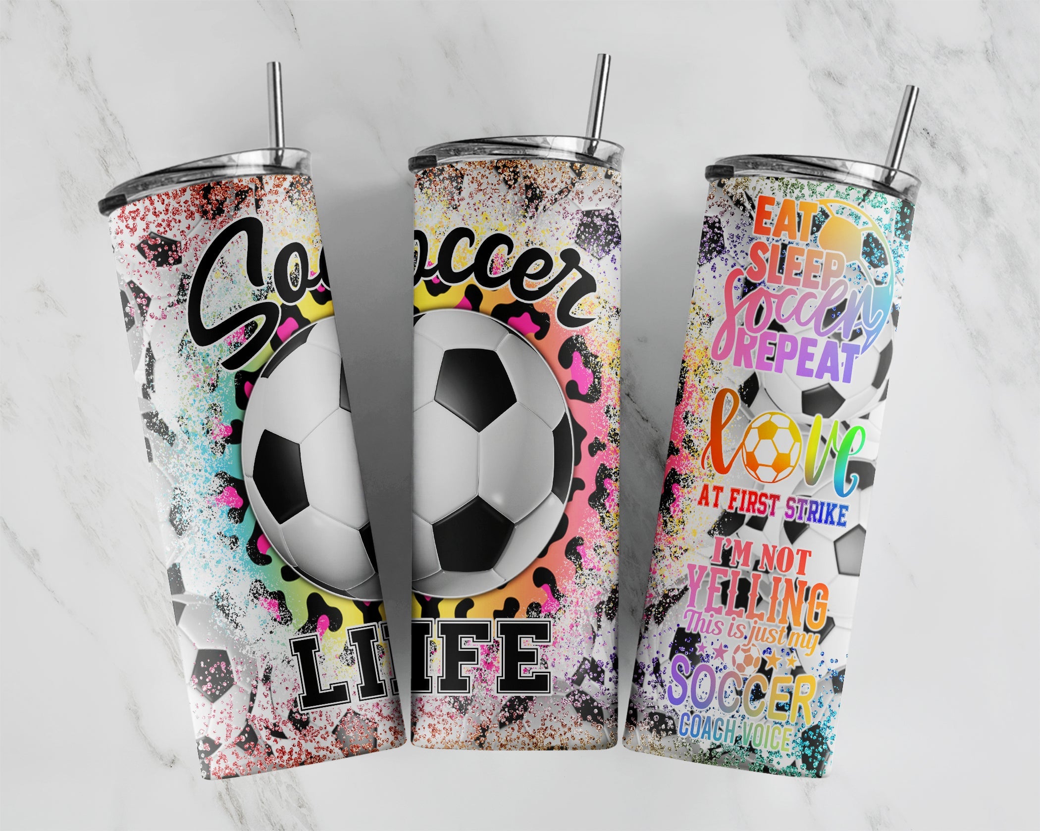 Somebody's Loud Mouth Soccer Mom 20 oz Tumbler