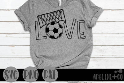 Soccer love, sports SVG Adeline&co 