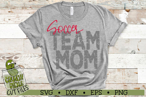 Soccer Mom & Bonus Team Mom SVG SVG Crunchy Pickle 