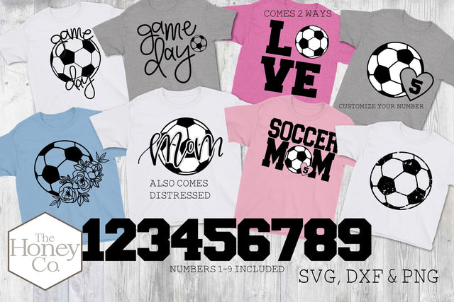 Soccer Mom Bundle SVG PNG DXF Cutting Files Sports SVG The Honey Company 
