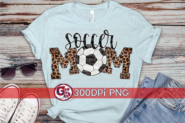 Soccer Mom PNG for Sublimation Sublimation Greedy Stitches 